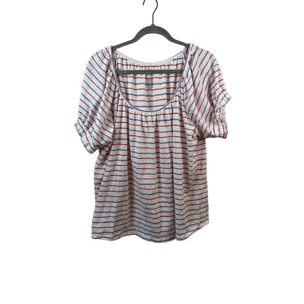 St. John Bay Striped Top Size XXL